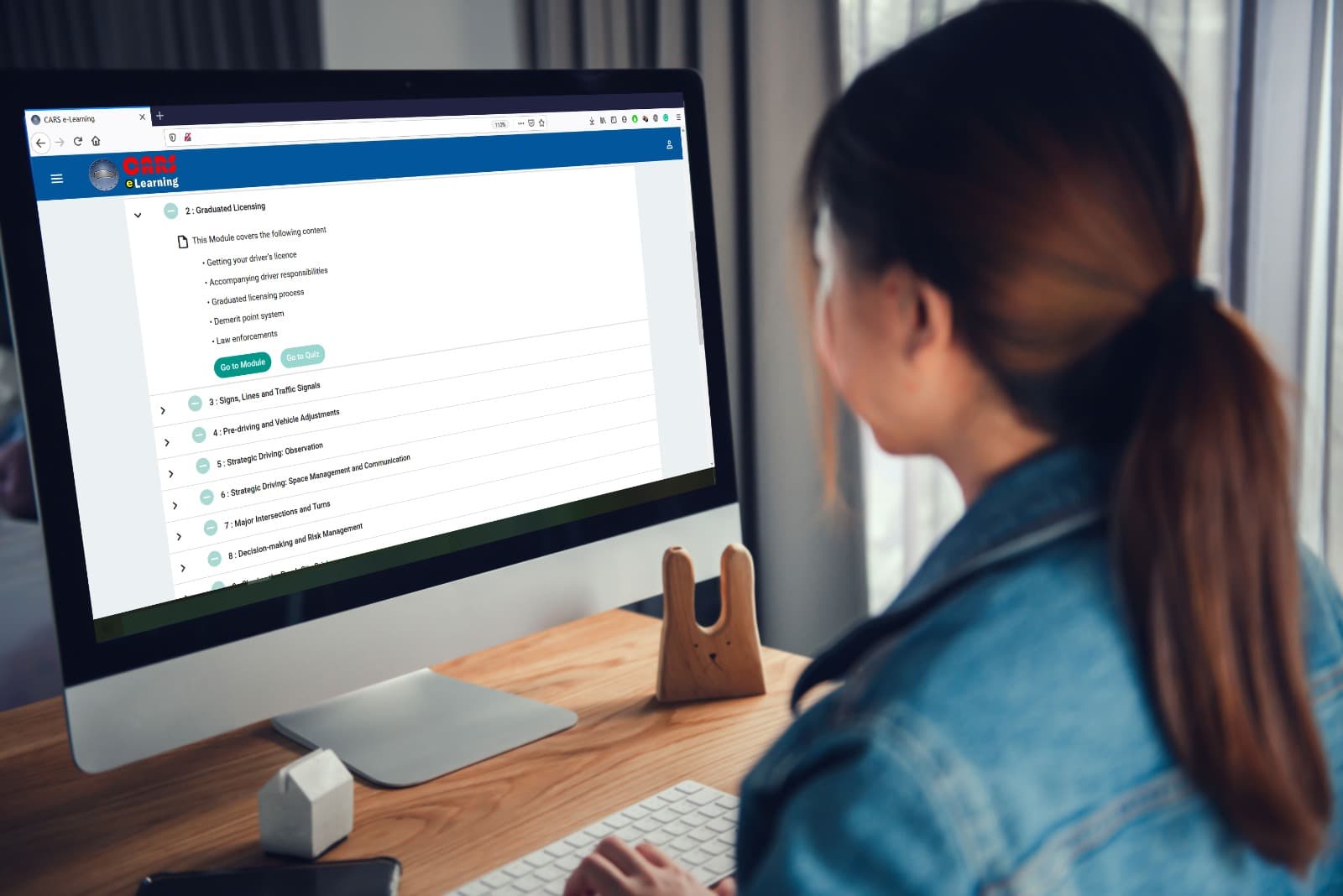 CARS Learning course content slide 2